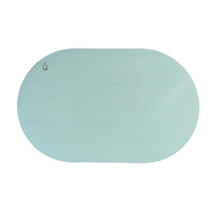 Oval Ocean Breeze Quikmat®-Super absorbent bath mat