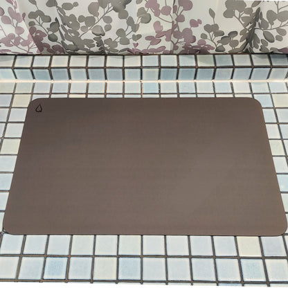 Rectangle Shadow Haven Quikmat®-Super absorbent bath mat